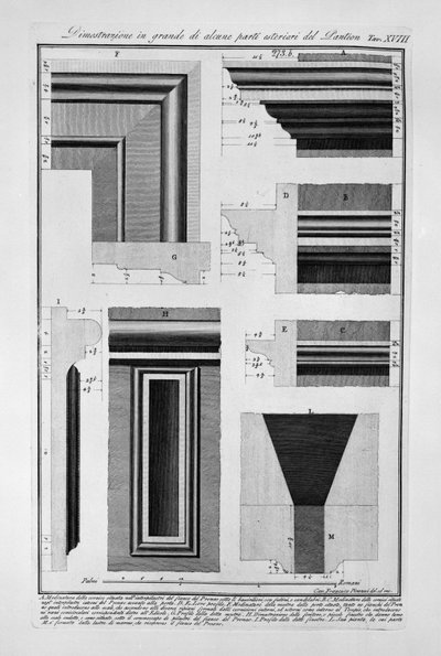 Panthéon, pl. XVIII - Francesco Piranesi